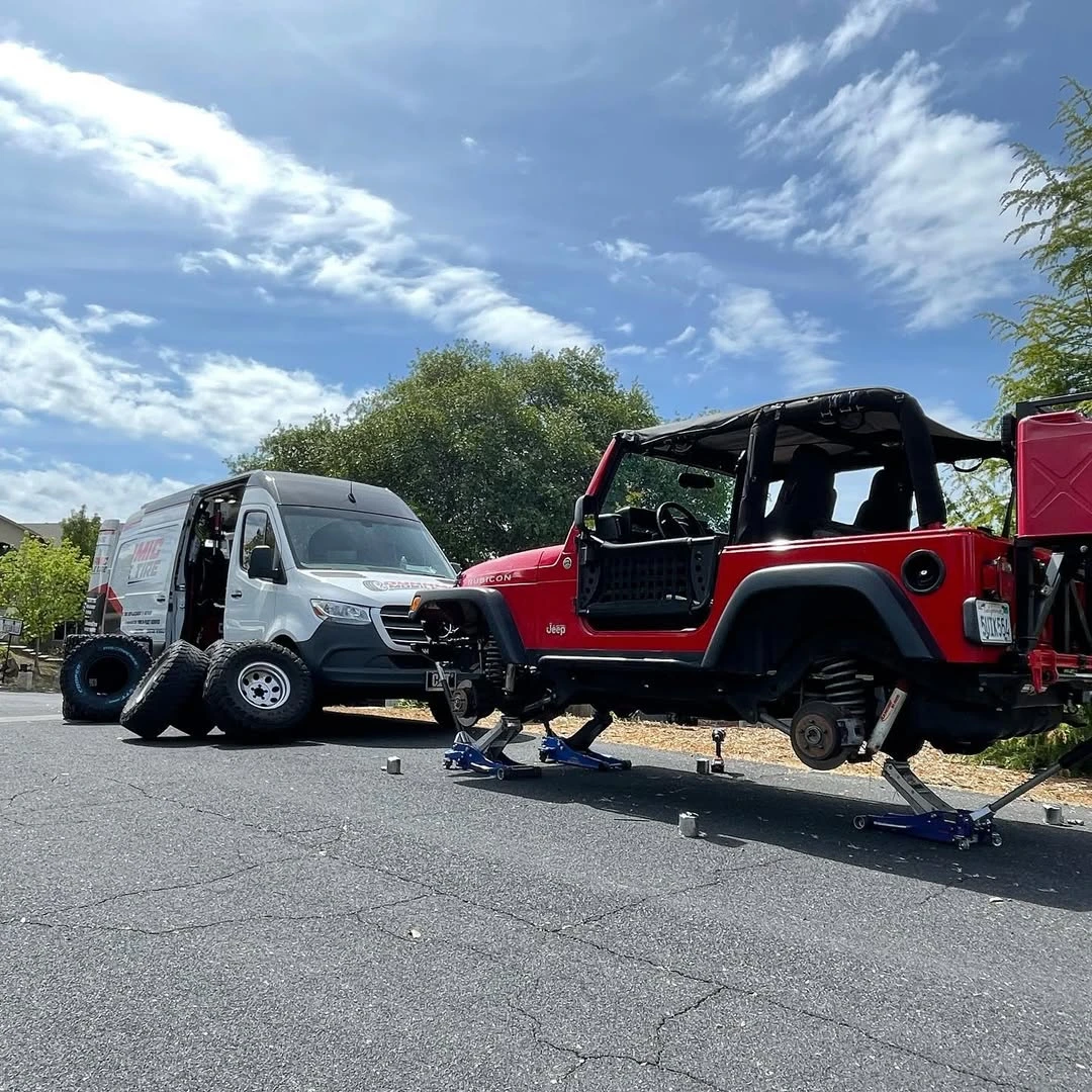 Dynamic Mobile Tire service vehicle and installation