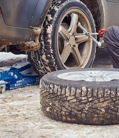 Professional tire balancing service